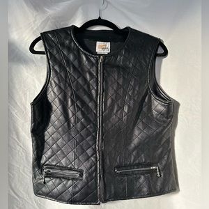 Leather vest - Vintage